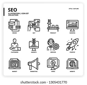 SEO icon set