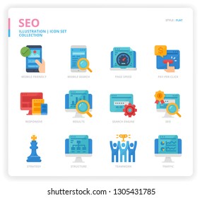 SEO icon set