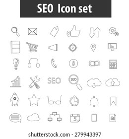 SEO icon set.