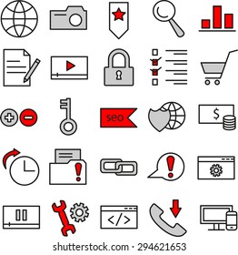 SEO icon set