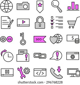 SEO icon set