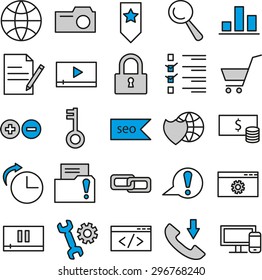 SEO icon set