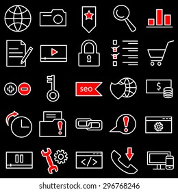 SEO icon set