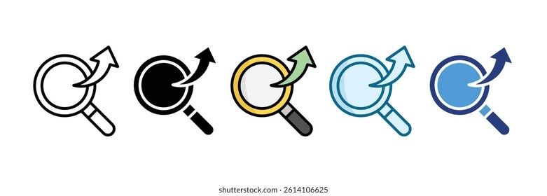 Seo Icon Set Multiple Style Collection