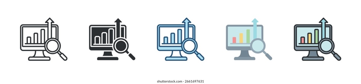 SEO-Symbol Sammlung mehrerer Stile festlegen