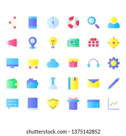 SEO icon set px perfecto