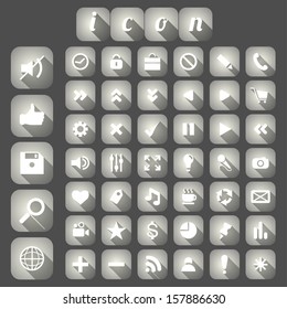 SEO Icon set, vector illustration.