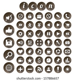 SEO Icon set, vector illustration.