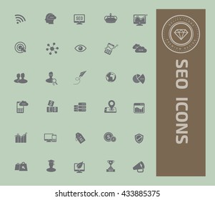 SEO icon set,vector