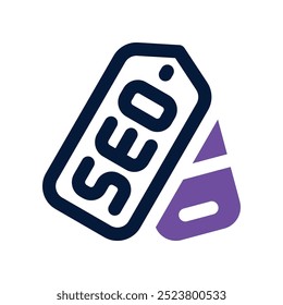 seo icon. vector dual tone icon for your website, mobile, presentation, and logo design.