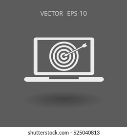 SEO-Symbol. Vektorgrafik