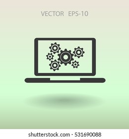 SEO-Symbol. Vektorgrafik