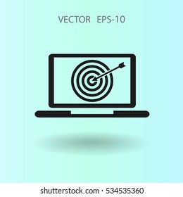 SEO-Symbol. Vektorgrafik