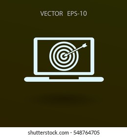 Icono SEO. ilustración vectorial