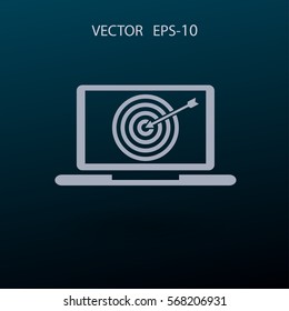 Icono SEO. ilustración vectorial
