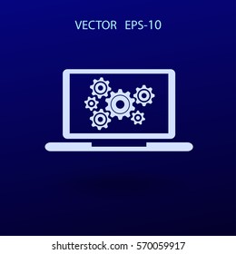 SEO-Symbol. Vektorgrafik
