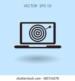 Icono SEO. ilustración vectorial