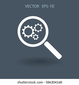 SEO-Symbol. Vektorgrafik