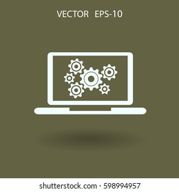 SEO-Symbol. Vektorgrafik