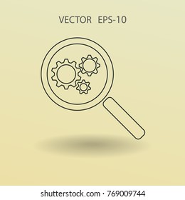 Ícone de SEO. ilustração vetorial