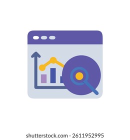 seo icon vector illustration style