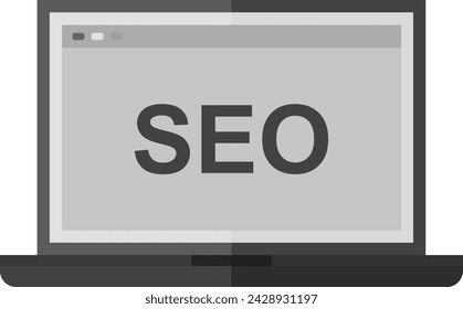 SEO icon vector image. Suitable for mobile application web application and print media.