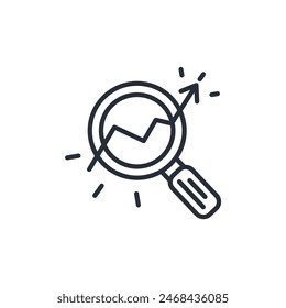 SEO icon. vector.Editable stroke.linear style sign for use web design,logo.Symbol illustration.