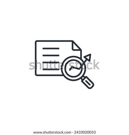 seo icon. vector.Editable stroke.linear style sign for use web design,logo.Symbol illustration.