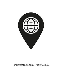 The SEO icon. WWW and browser, development, search symbol. UI. Web. Logo. Sign. Flat design. App. Stock vector