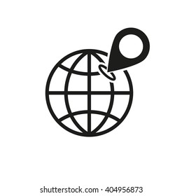The SEO icon. WWW and browser, development, search symbol. UI. Web. Logo. Sign. Flat design. App. Stock vector