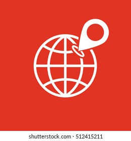 The SEO icon. WWW and browser, development, seo symbol. UI. Web. Logo. Sign. Flat design. App. Stock vector