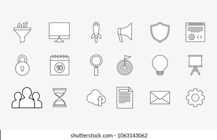seo icons design