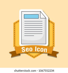 Seo icons design
