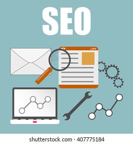 Seo icons design