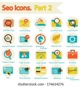 SEO icons set part 2