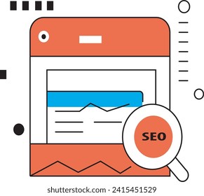 SEO icons website search niche system