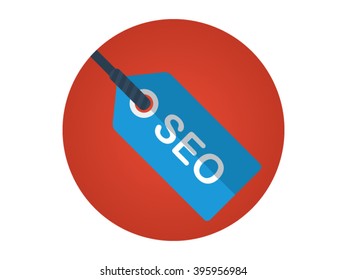 SEO Illustration - Flat Icon