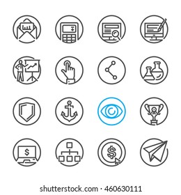 SEO and Internet icons with White Background 