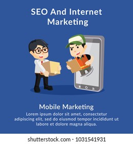 SEO and internet marketing mobile marketing description