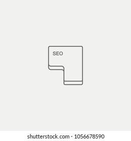 Seo keyboard Flat Icon