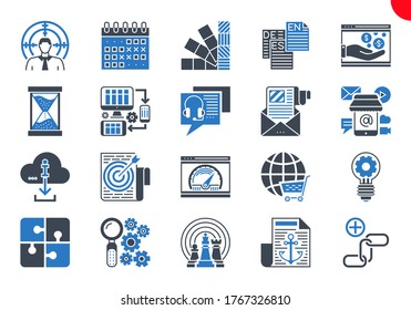 SEO Line Icons Set. SEO Related Vector Line Icons. Website and APP Design and Development. Simple Mono Line Pictogram Pack. Stroke Vector Logo Concept, Web Graphic. Vector icons. Editable Stroke.