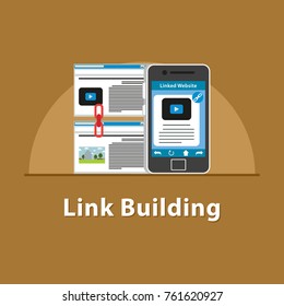 SEO Link building in smartphone