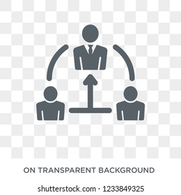 Seo Management icon. Trendy flat vector Seo Management icon on transparent background from Programming collection. 