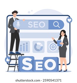 SEO marketing concept optimizing search engine Search Engine Optimization strategies for business growth