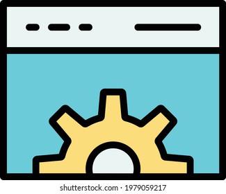 seo and marketing flat icons