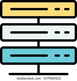 seo and marketing flat icons