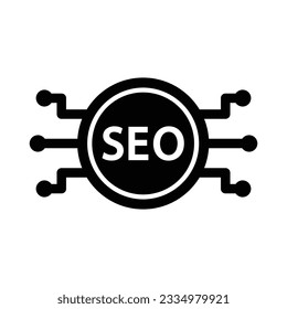 SEO Marketing Icon ,Vector Graphics