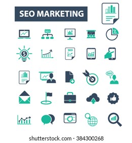 Seo Marketing Icons
