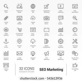 seo  marketing optimization web business technology vector icon for success business