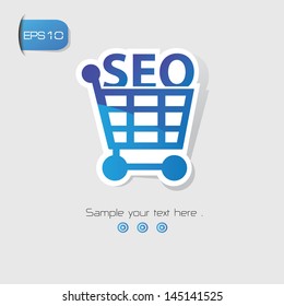 SEO Marketing symbol,vector
